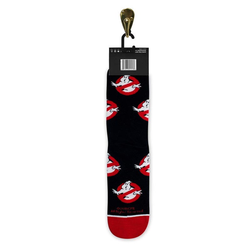 Odd Sox â€“ Ghostbusters No Ghosts Logo Crew Socks â€“ Official Licensed Novelty Unisex Socks â€“ Large Size Comfy Cotton Blend â€“ Fun 80â€™s Movie Gift - Image 3
